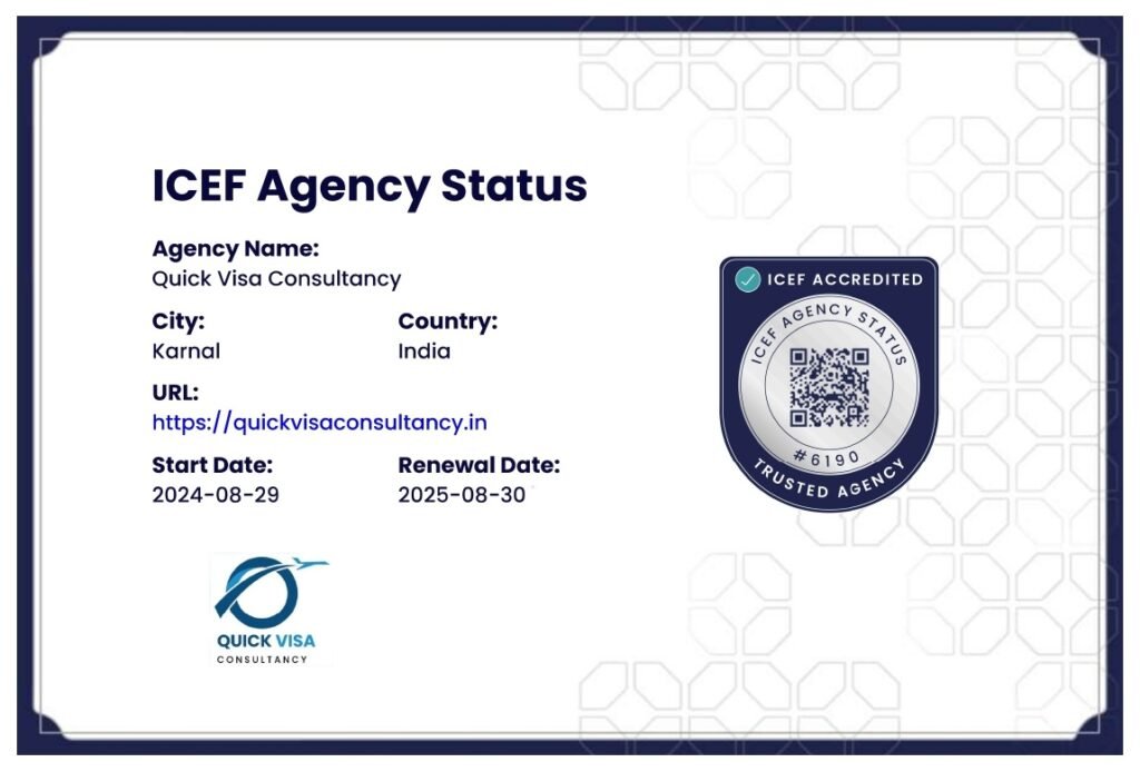 Quick Visa Consultancy | Approved Certificate