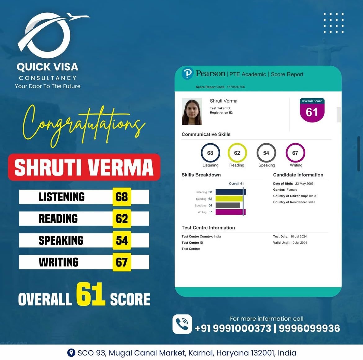 Quick Visa Consultancy | Success Stories
