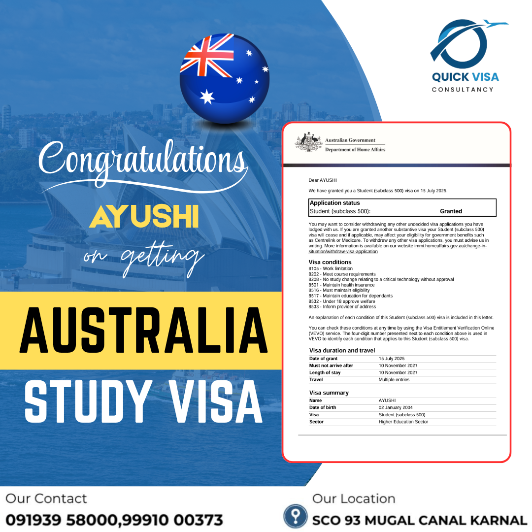 Quick Visa Consultancy | Success Stories